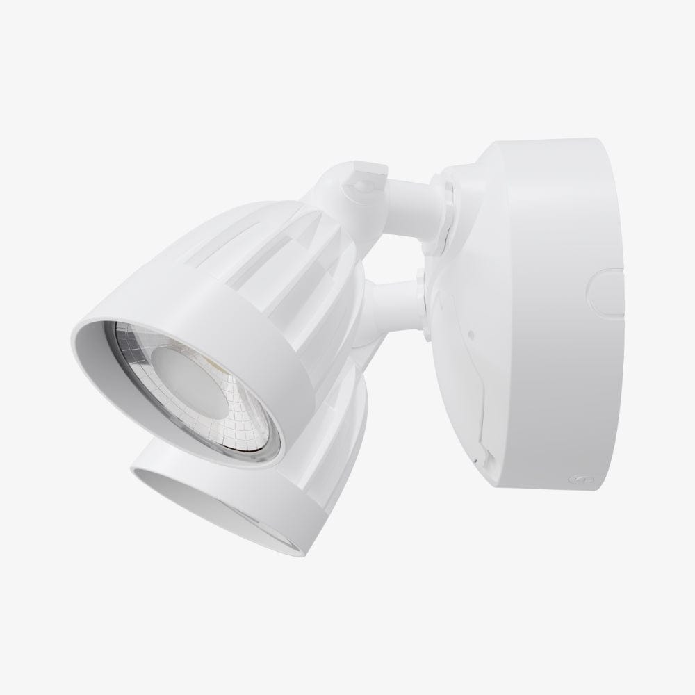 Exterior Spot & Flood Nighthawk Double LED Spotlight With Sensor