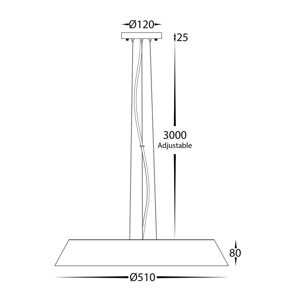 Interior Pendant Noyer Walnut Timber LED Pendant
