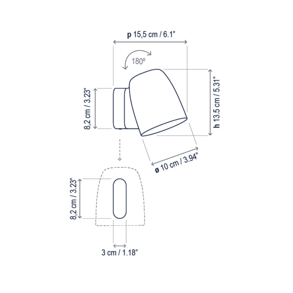 Interior Wall Light / Sconce Nut A/01 Wall Light