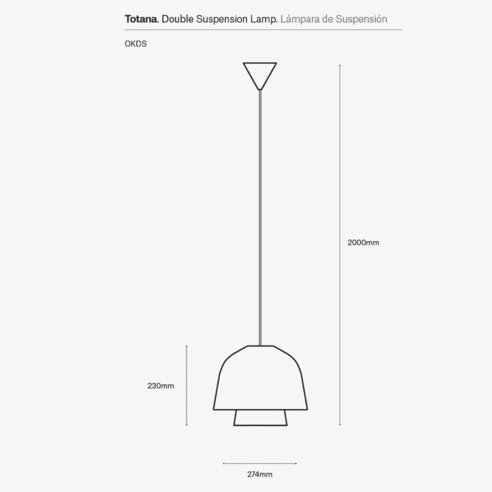 Interior Pendant Okina Double Pendant
