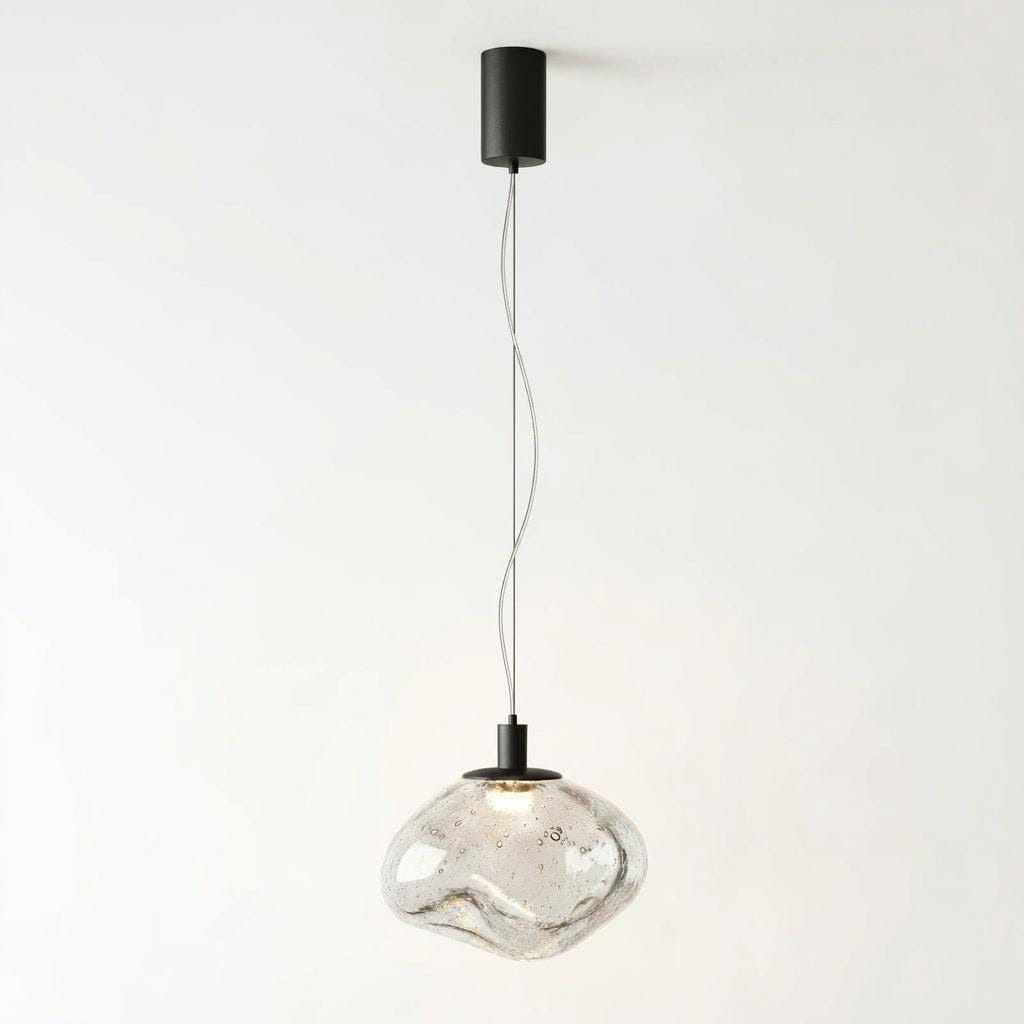 Interior Pendant Orbis Bubble Blown Glass Pendant Light