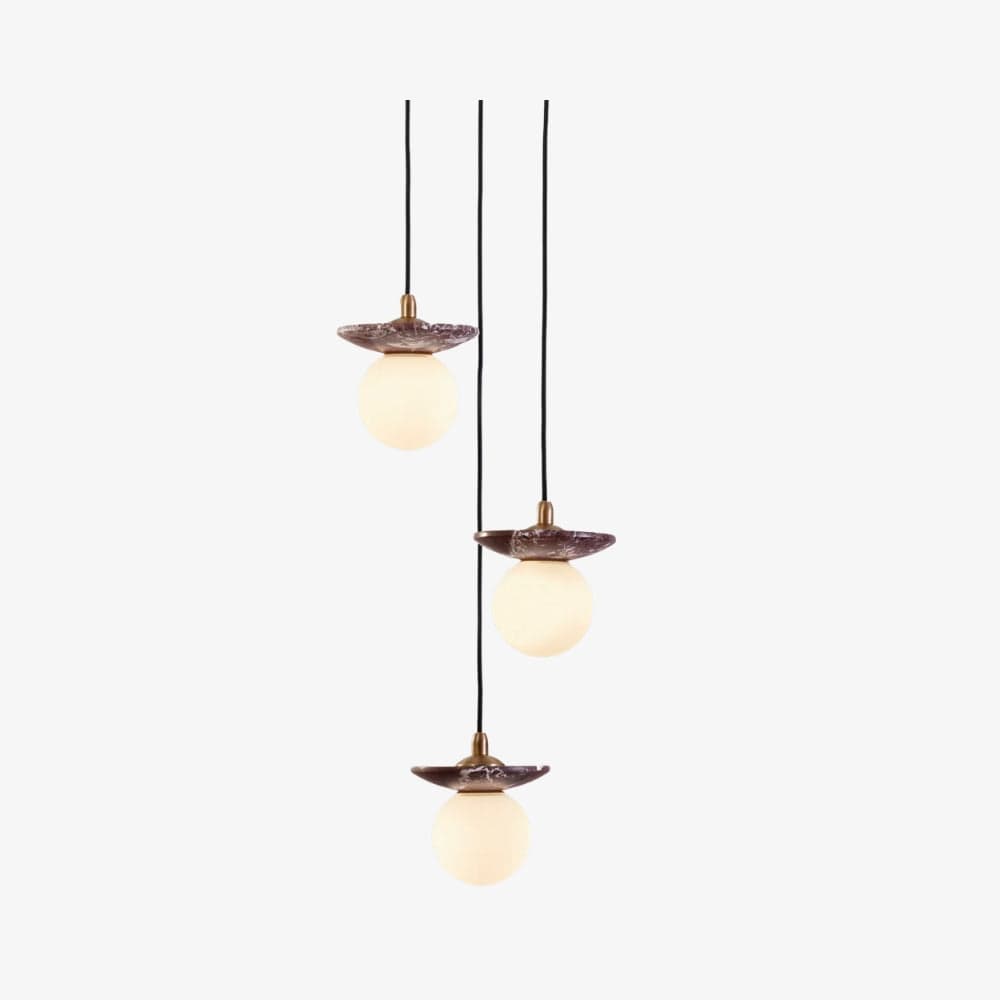Interior Pendant Orbit Pendant - 3 Drop Grouping