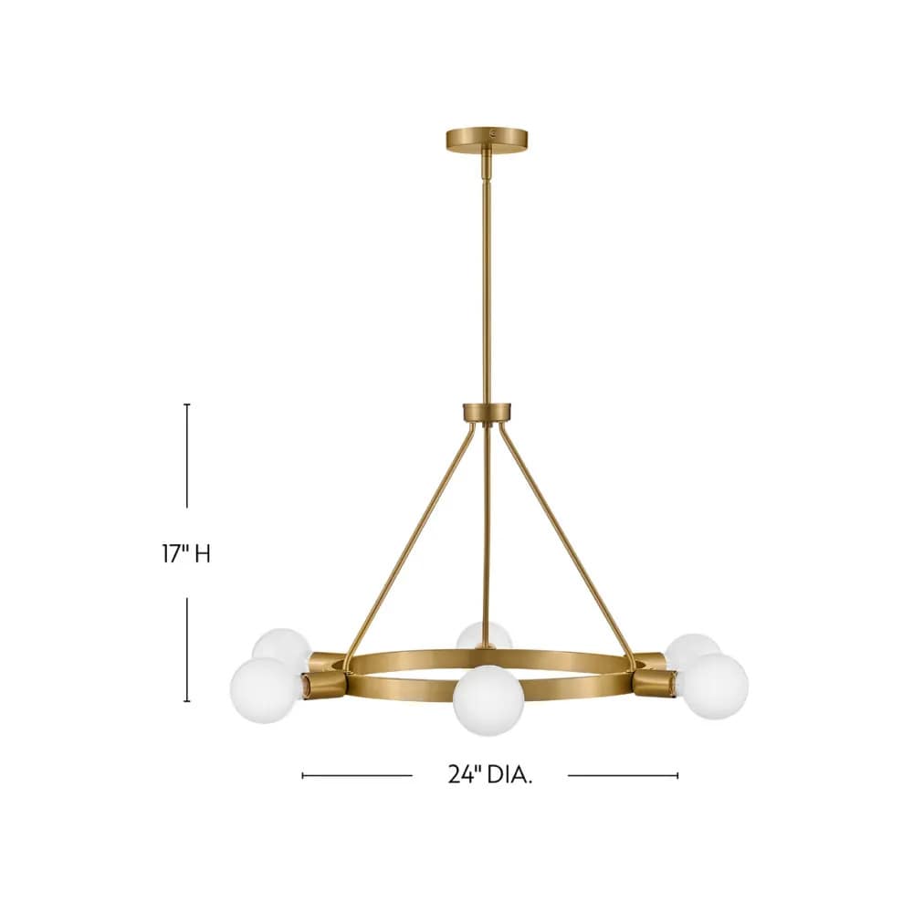 Interior Pendant Orla Single Tier Chandelier