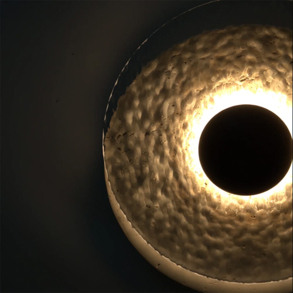 Interior Wall Light / Sconce Orris Natural Travertine Wall Sconce