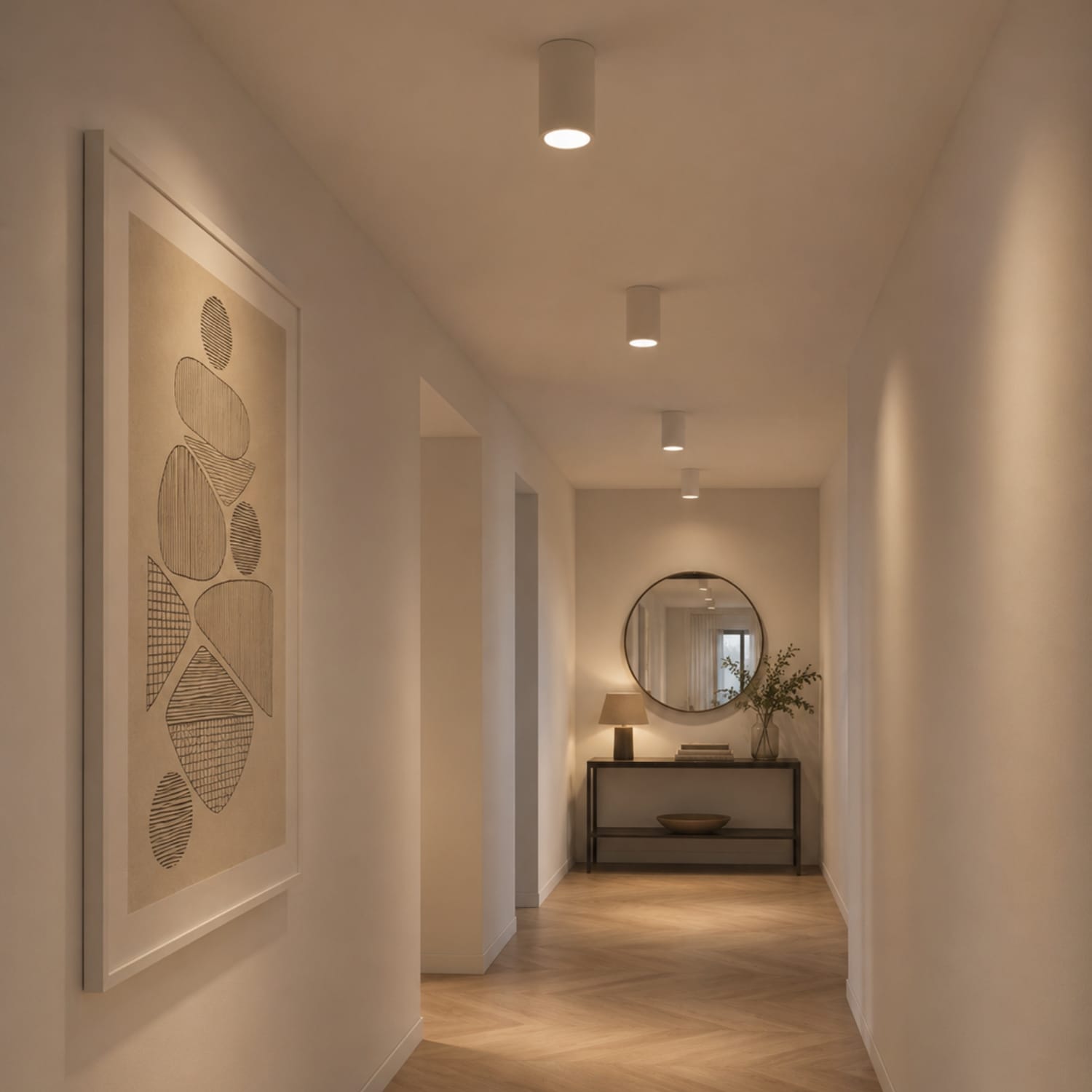 Surface Mounted Osca 200 Round Downlight
