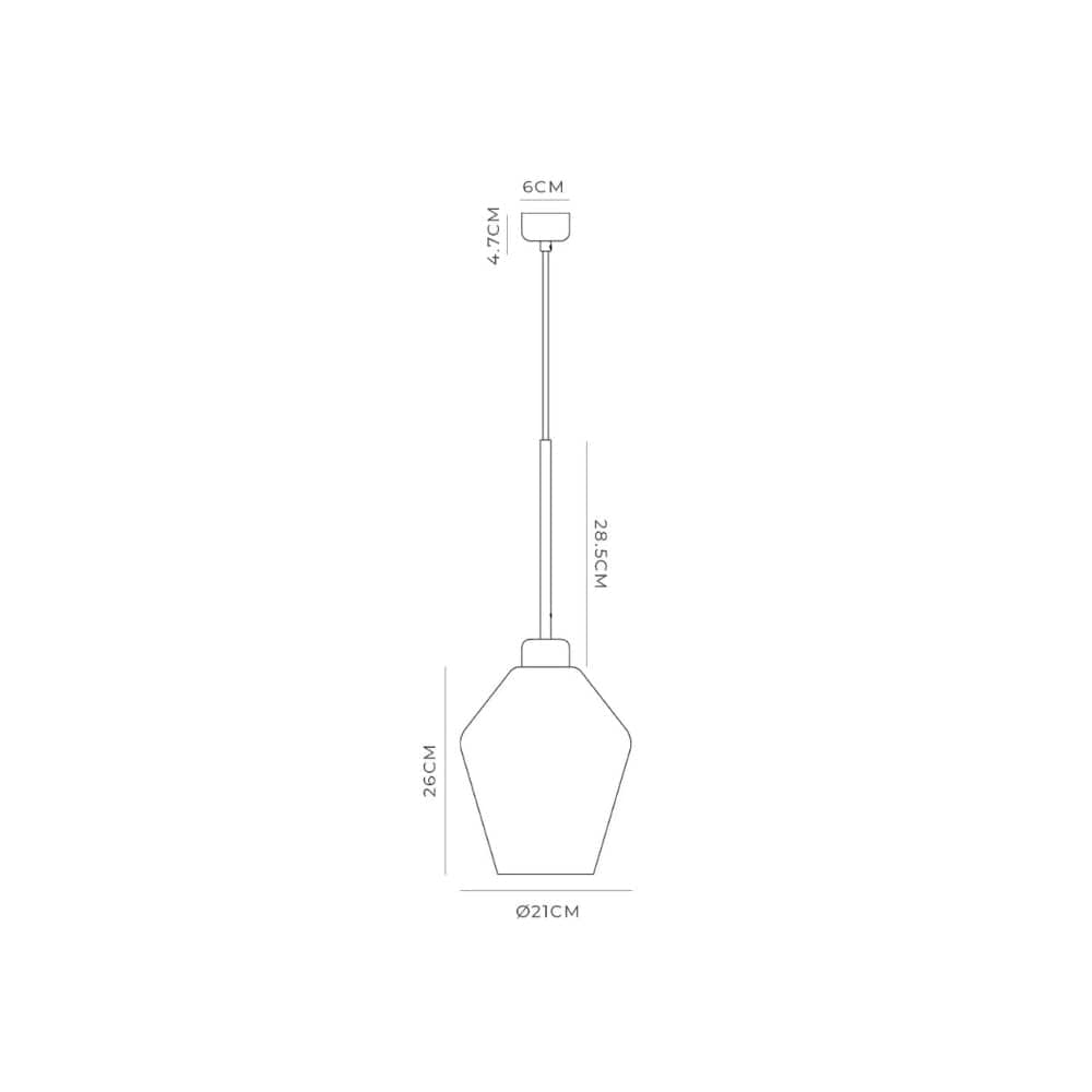 Interior Pendant Parlour Lite Geo Pendant Light