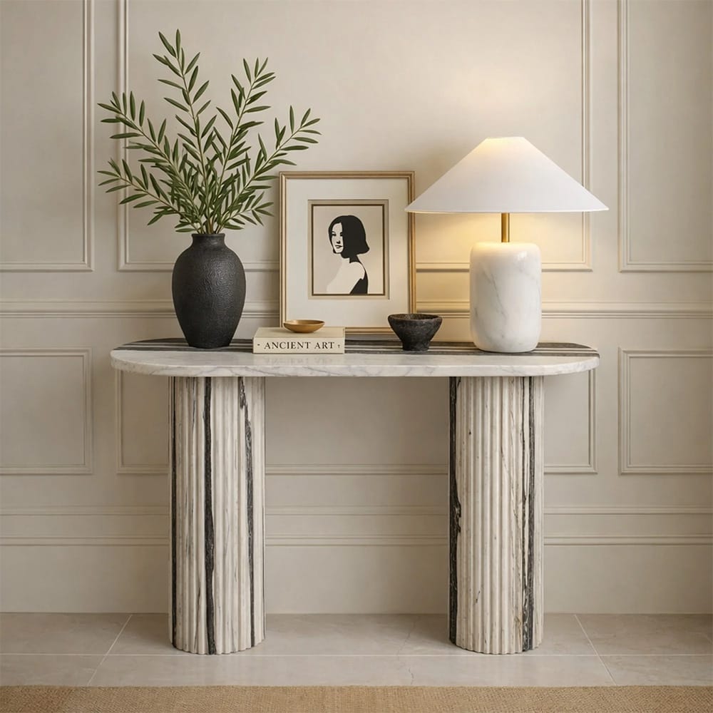 Table Lamps Petra Marble Table Lamp