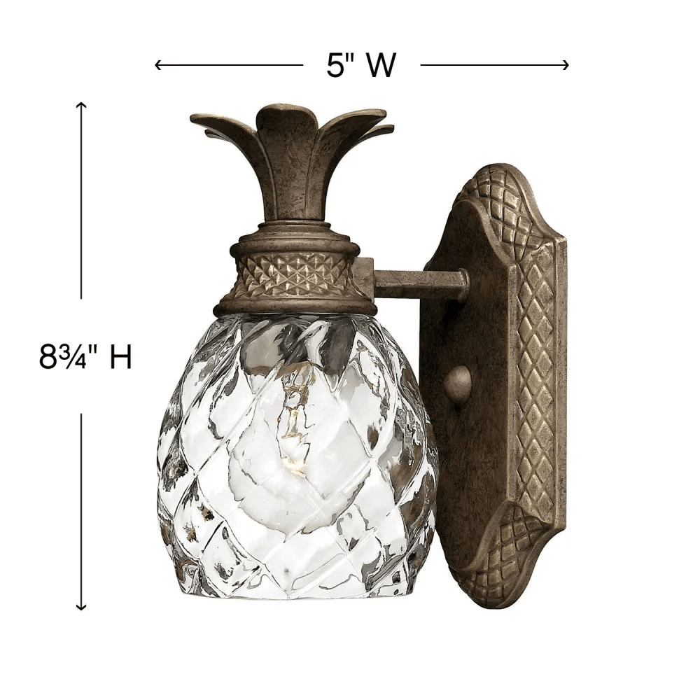 Interior Wall Light / Sconce Plantation Single Light Vanity