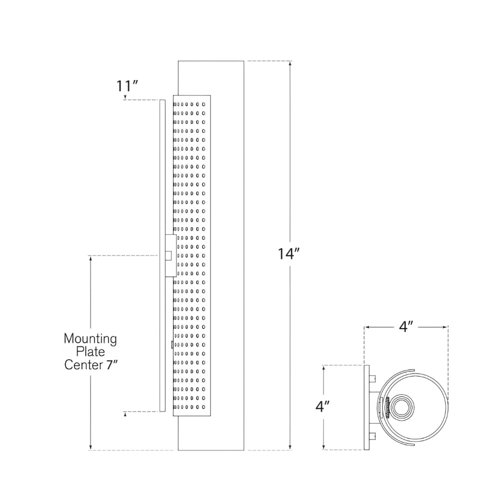 Interior Wall Light / Sconce Precision Cylinder Sconce