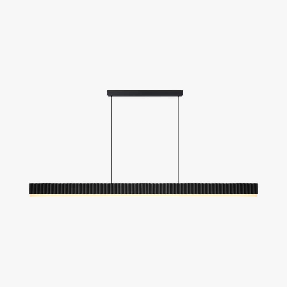 Linear Pendant Prinia Modern Fluted Linear Pendant Light