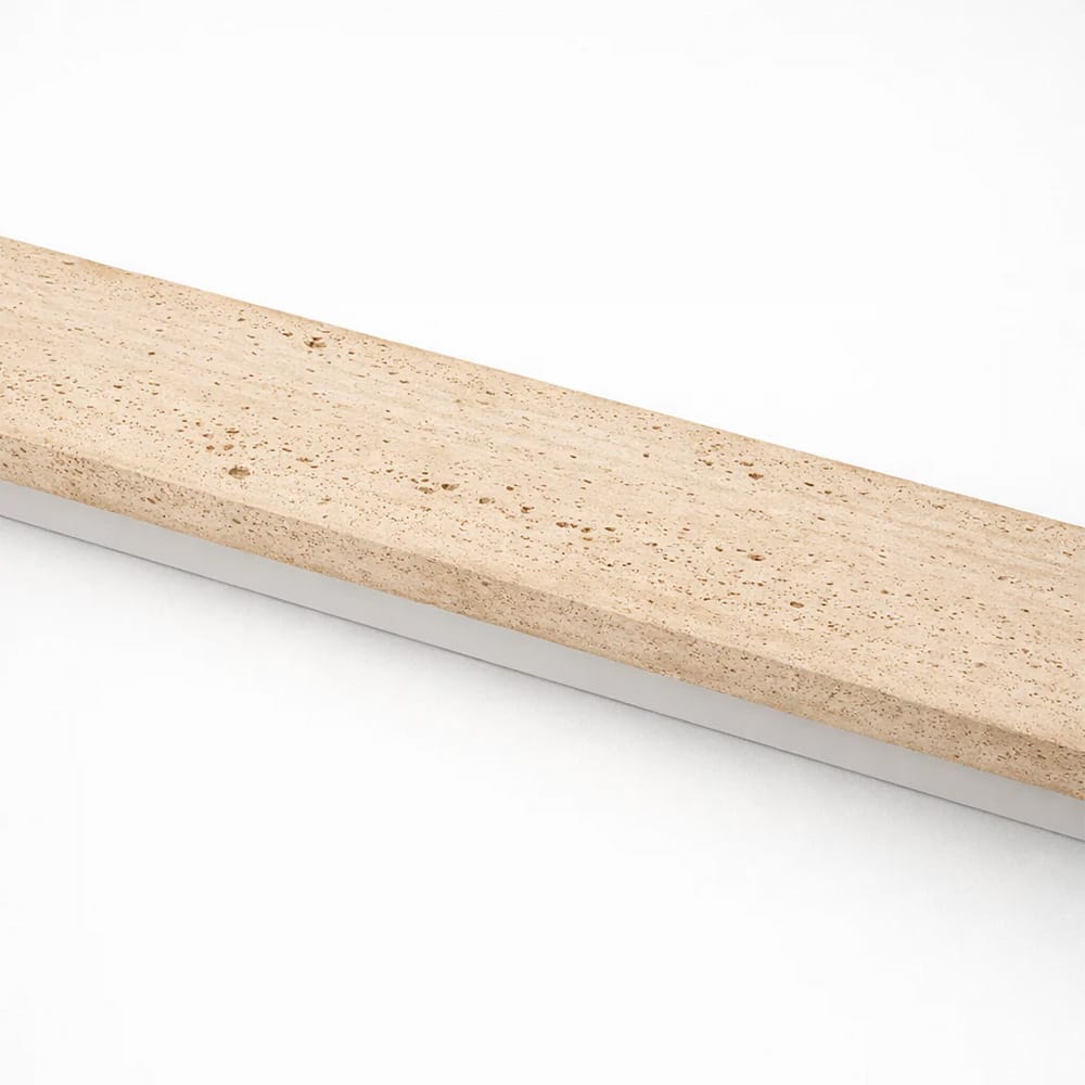 Interior Wall Light / Sconce Pulse Long Shadow Natural Travertine Indoor Wall Light