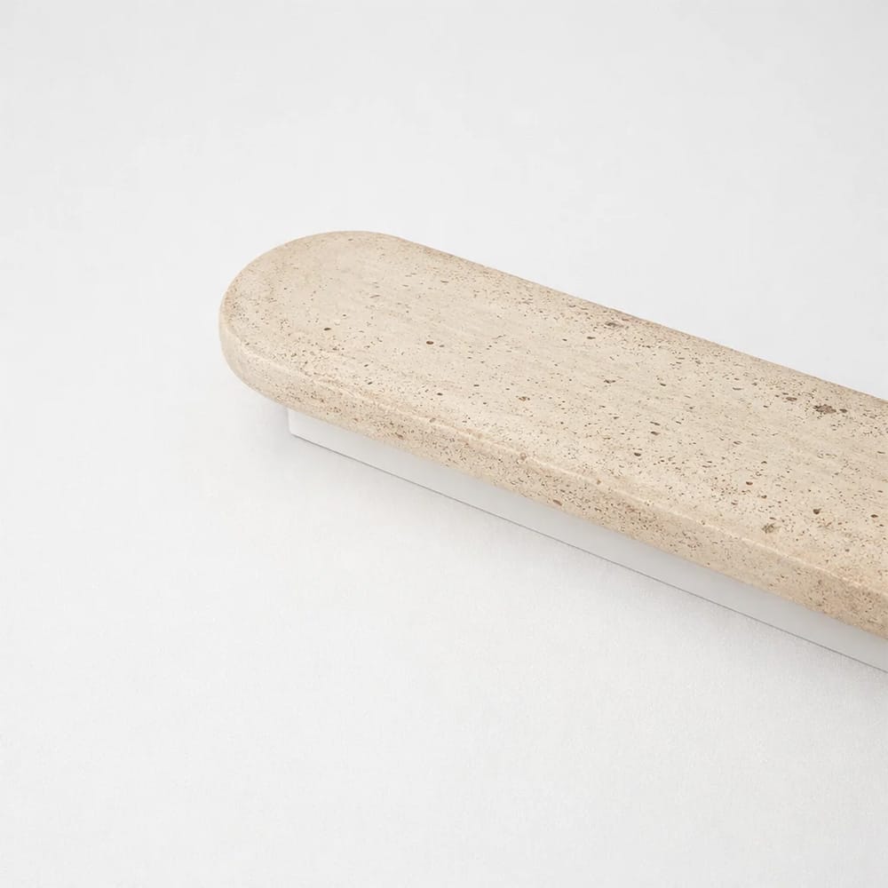 Interior Wall Light / Sconce Pulse Long Shadow Natural Travertine Indoor Wall Light