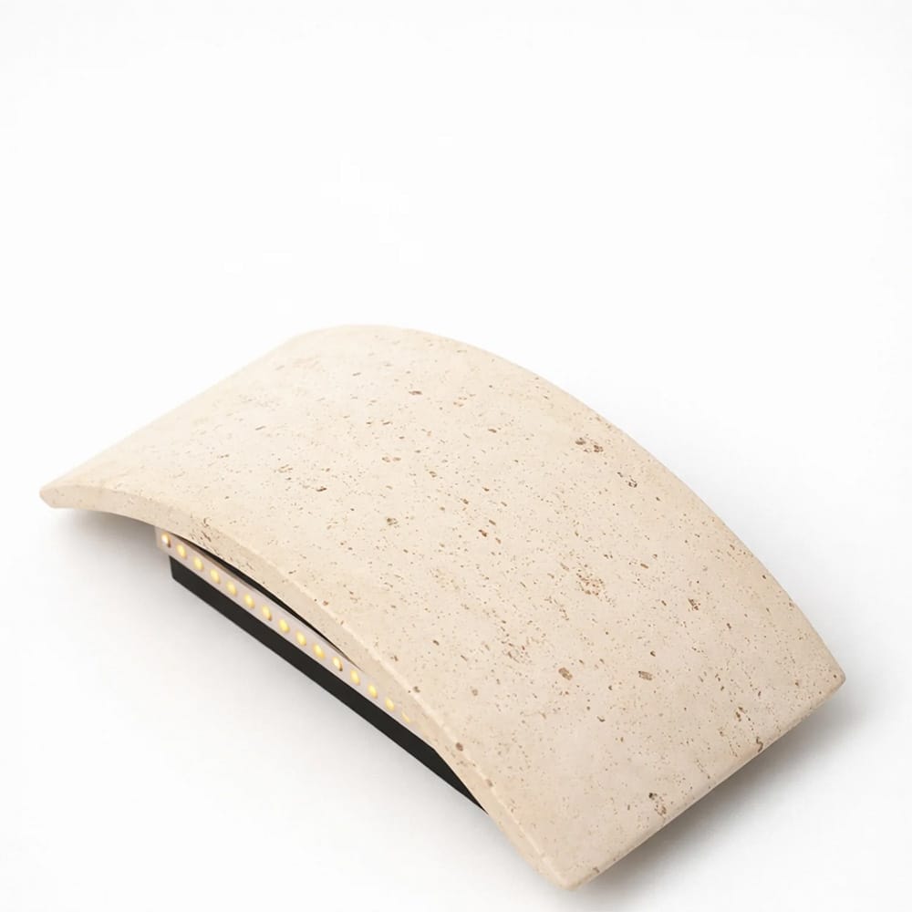 Interior Wall Light / Sconce Pulse Natural Travertine Up/Down Wall Light