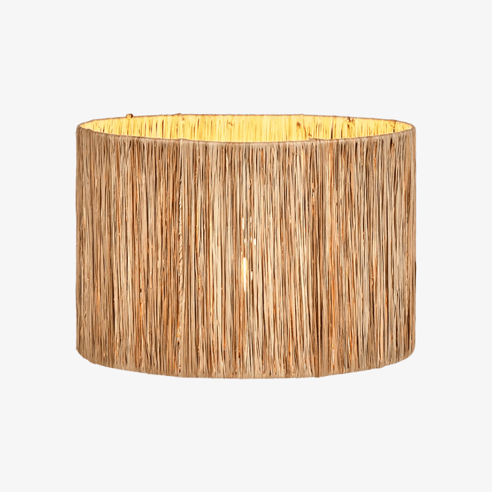 Lamp Shades Raffia Drum Shade