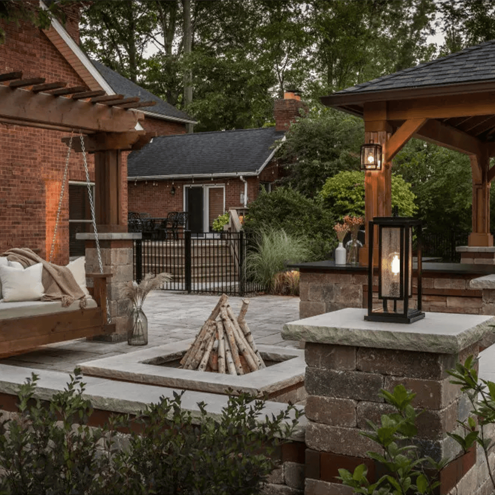 Post Lights Republic Medium Pier Mount Lantern