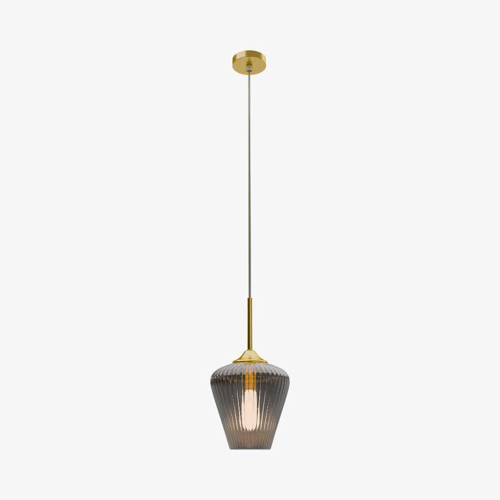 Interior Pendant Ribbon Fluted Glass Pendant Light