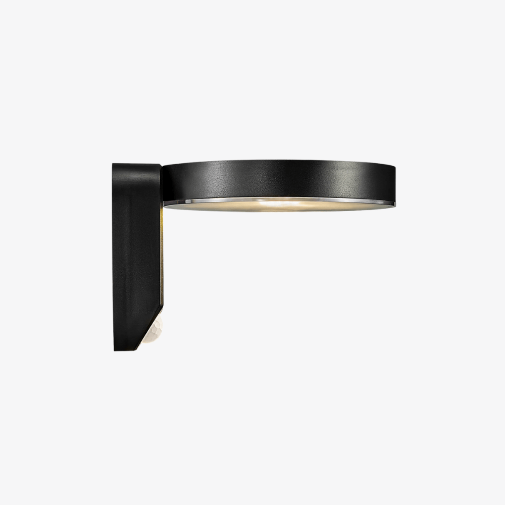 Exterior Wall Light Rica Round Solar Outdoor Wall Light