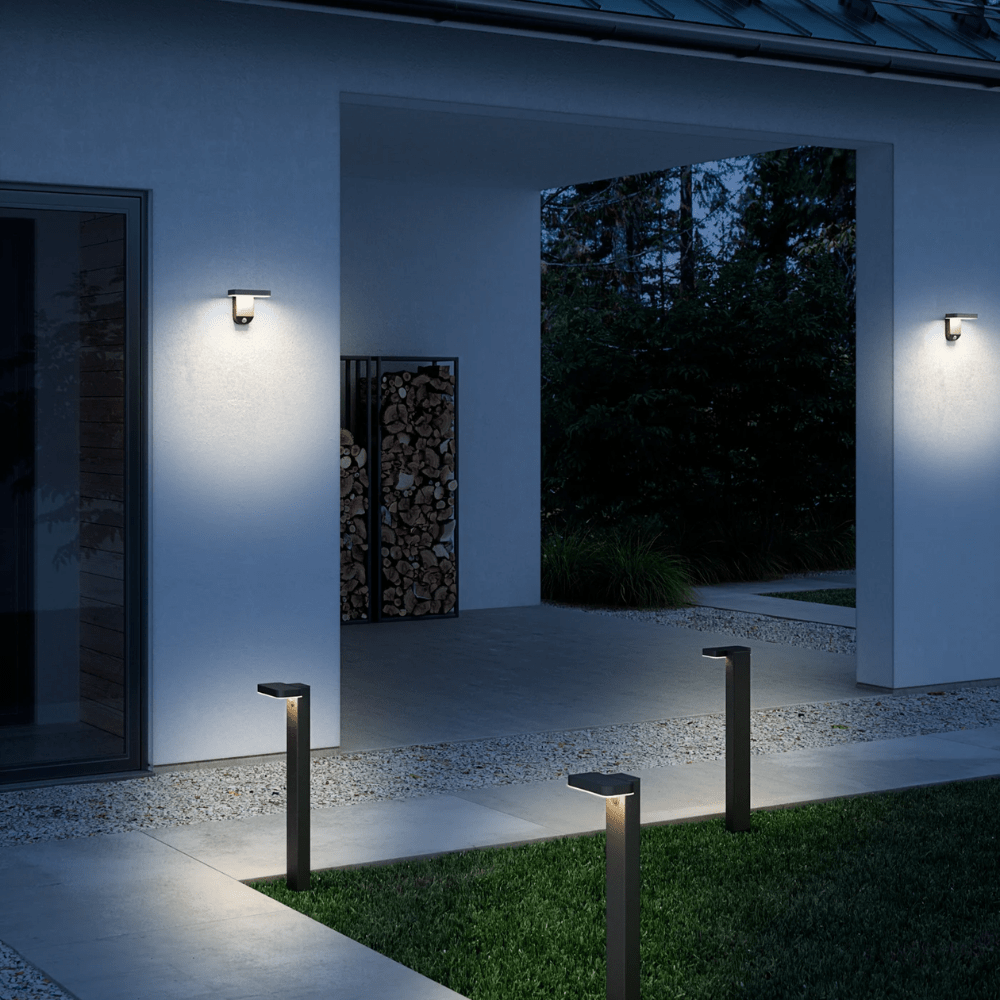 Bollards Rica Square Solar Garden Bollard