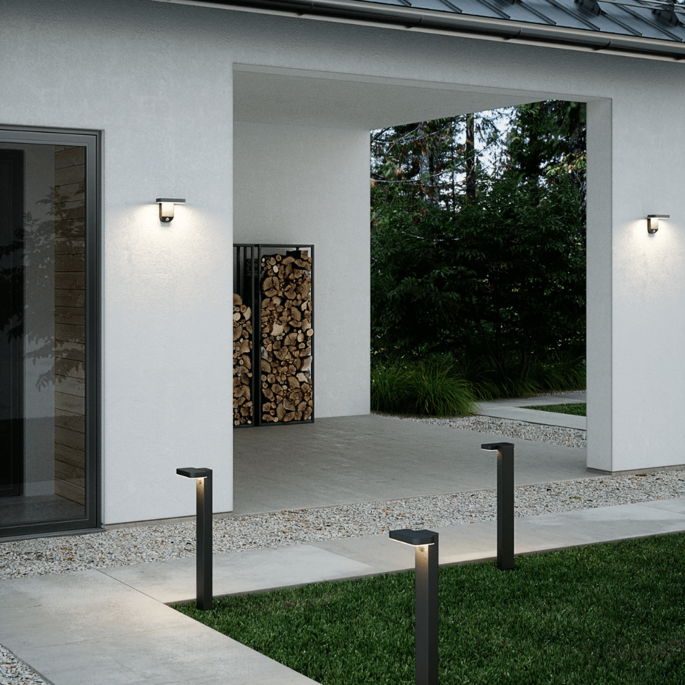 Bollards Rica Square Solar Garden Bollard