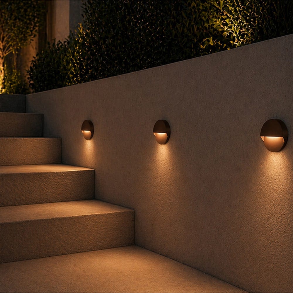 Exterior Step Light Rift Step Light