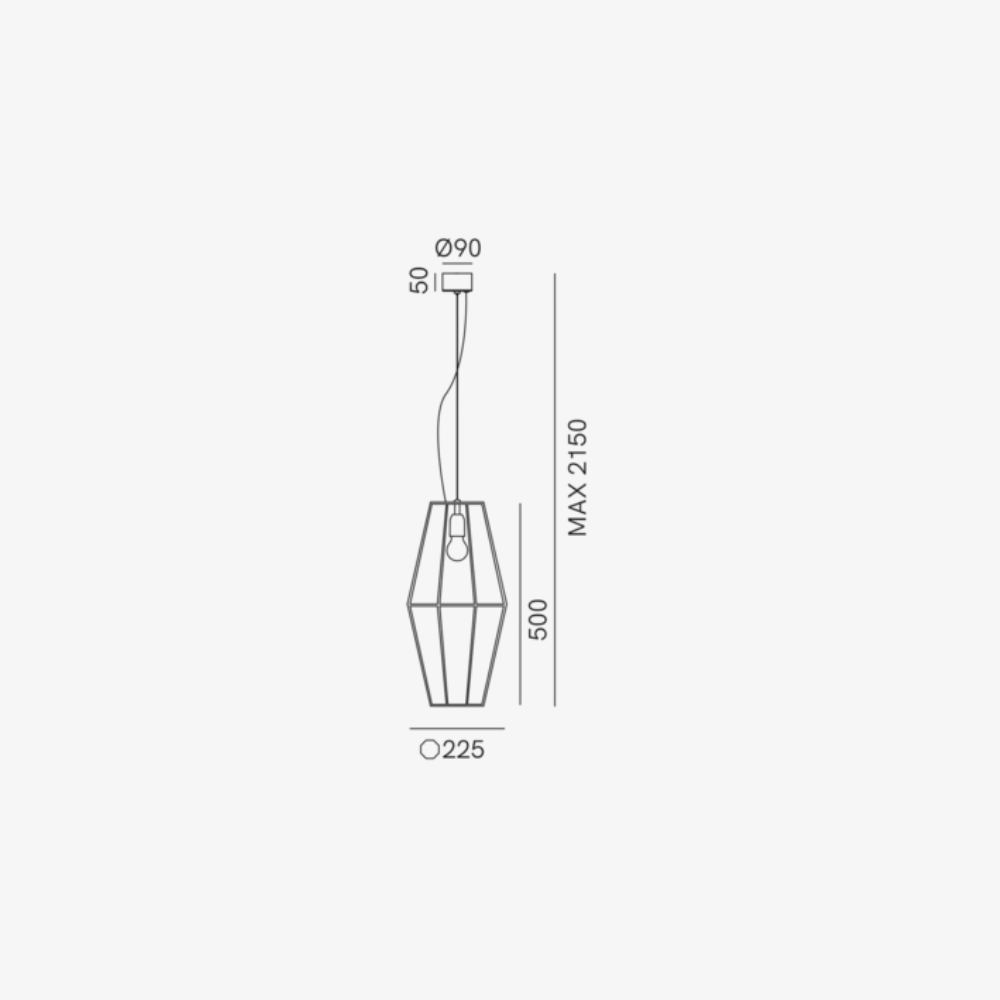 Interior Wall Light / Sconce Rilegato Indoor Pendant Light