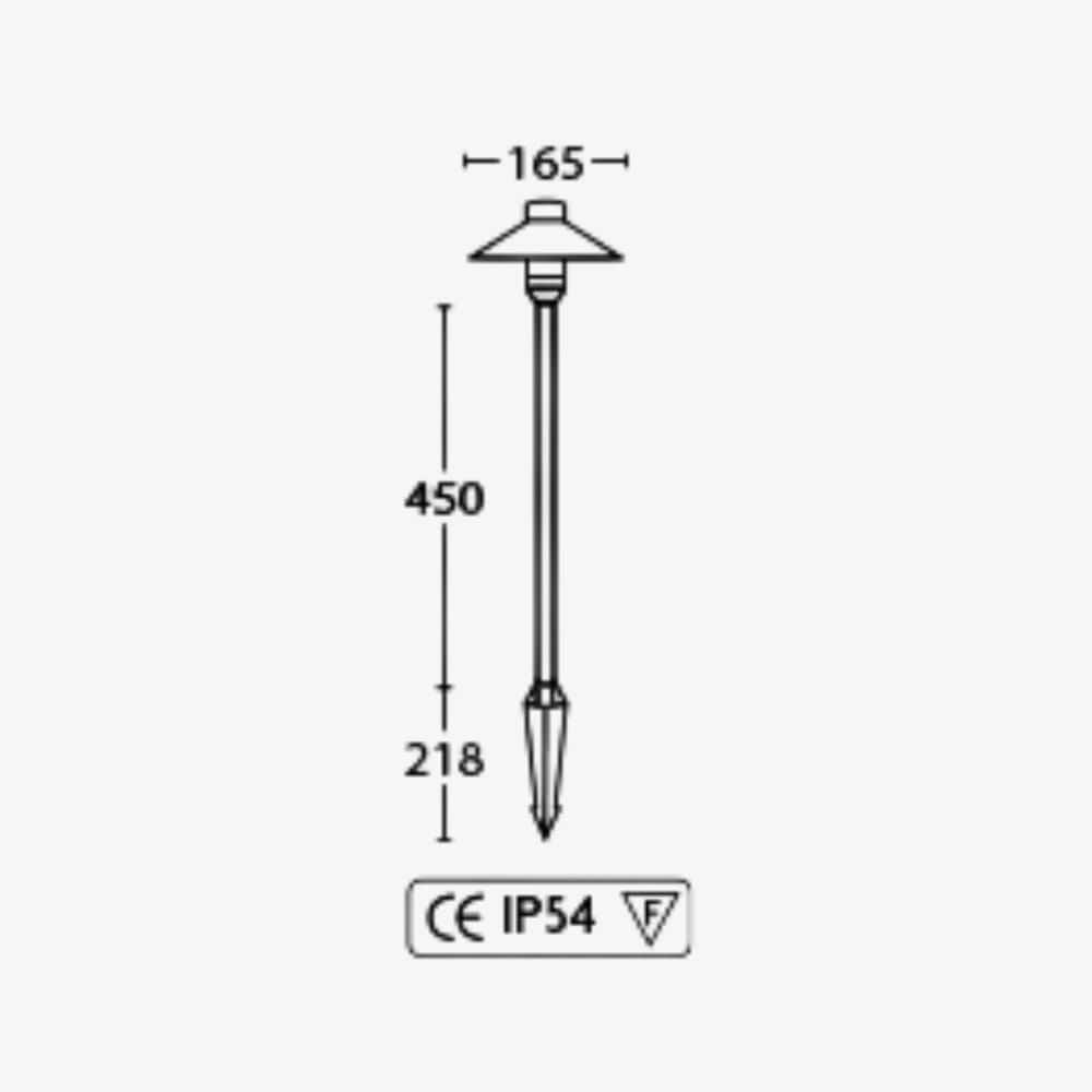 Exterior Spike Light Rottnest Spike Light