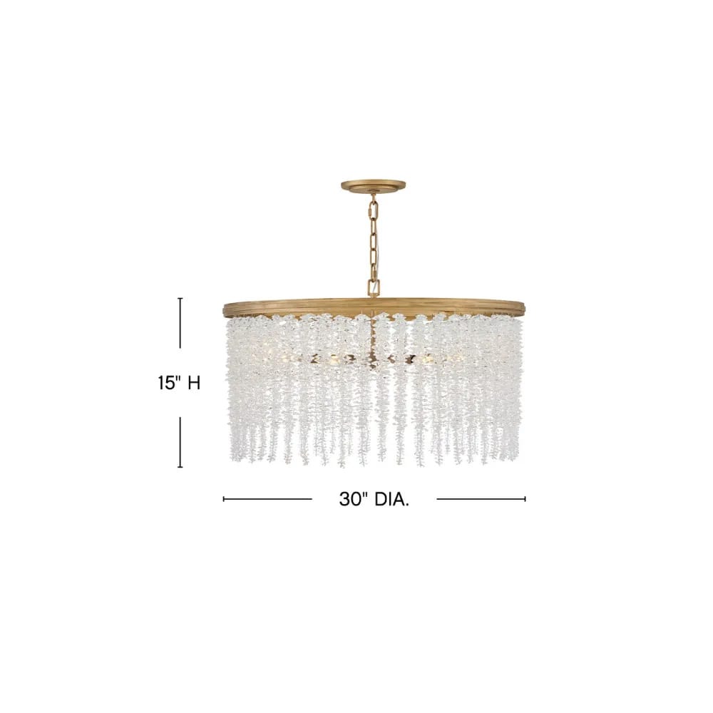 Interior Pendant Rubina Single Tier Convertible Chandelier