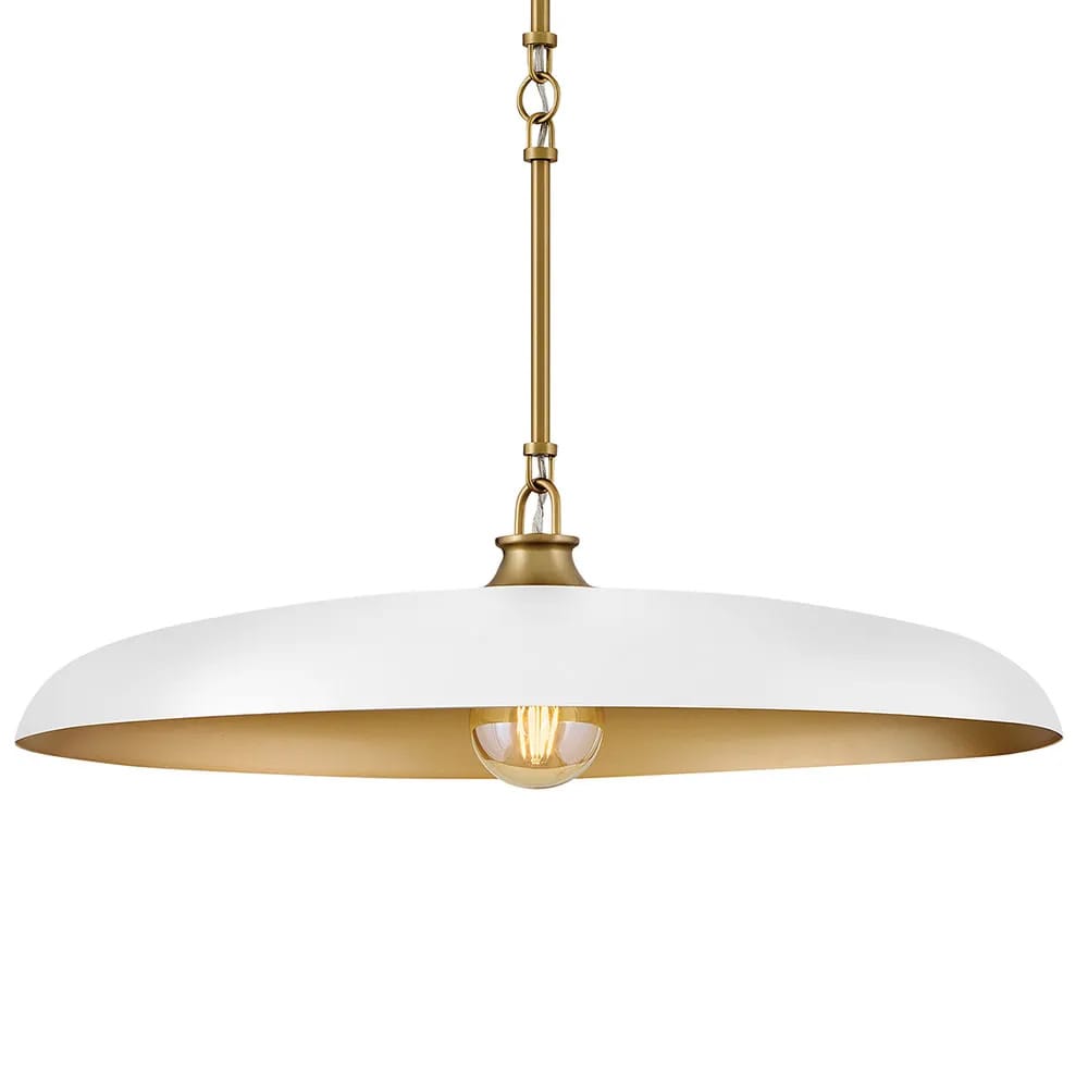 Interior Pendant Sadie Large Dome Pendant - White