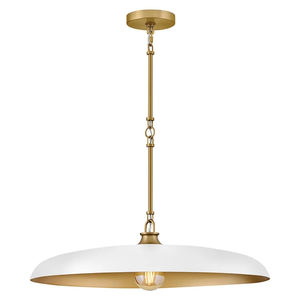 Interior Pendant Sadie Large Dome Pendant - White