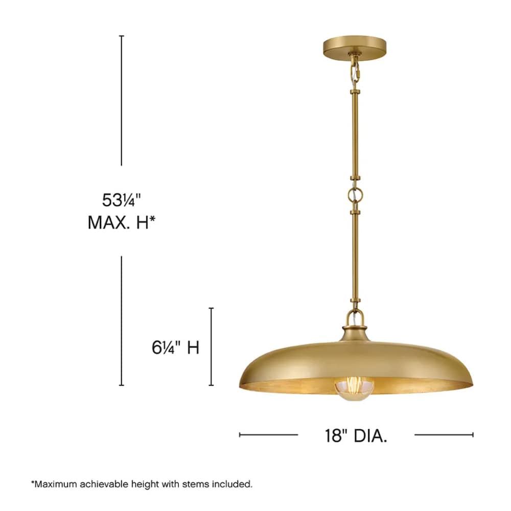 Interior Pendant Sadie Medium Dome Pendant