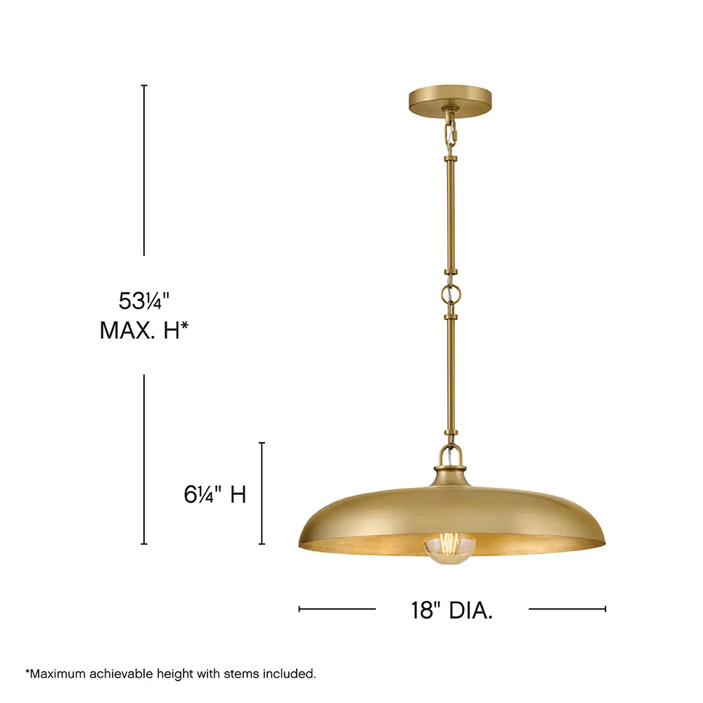 Interior Pendant Sadie Medium Dome Pendant