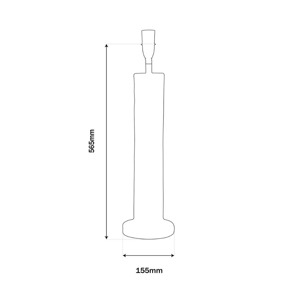 Table Lamps Sahara Cylinder Carved Lamp Base