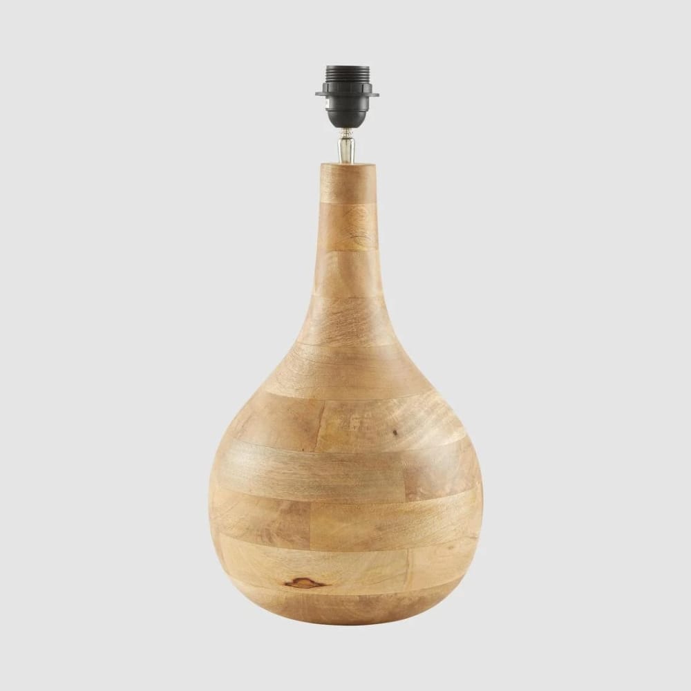 Table Lamps Sarod Turned Wood Table Lamp