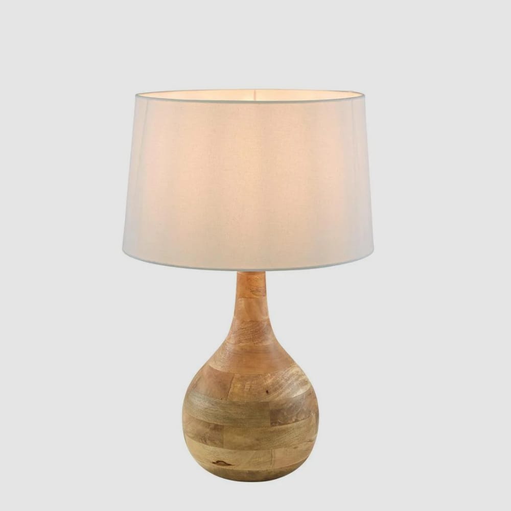 Table Lamps Sarod Turned Wood Table Lamp
