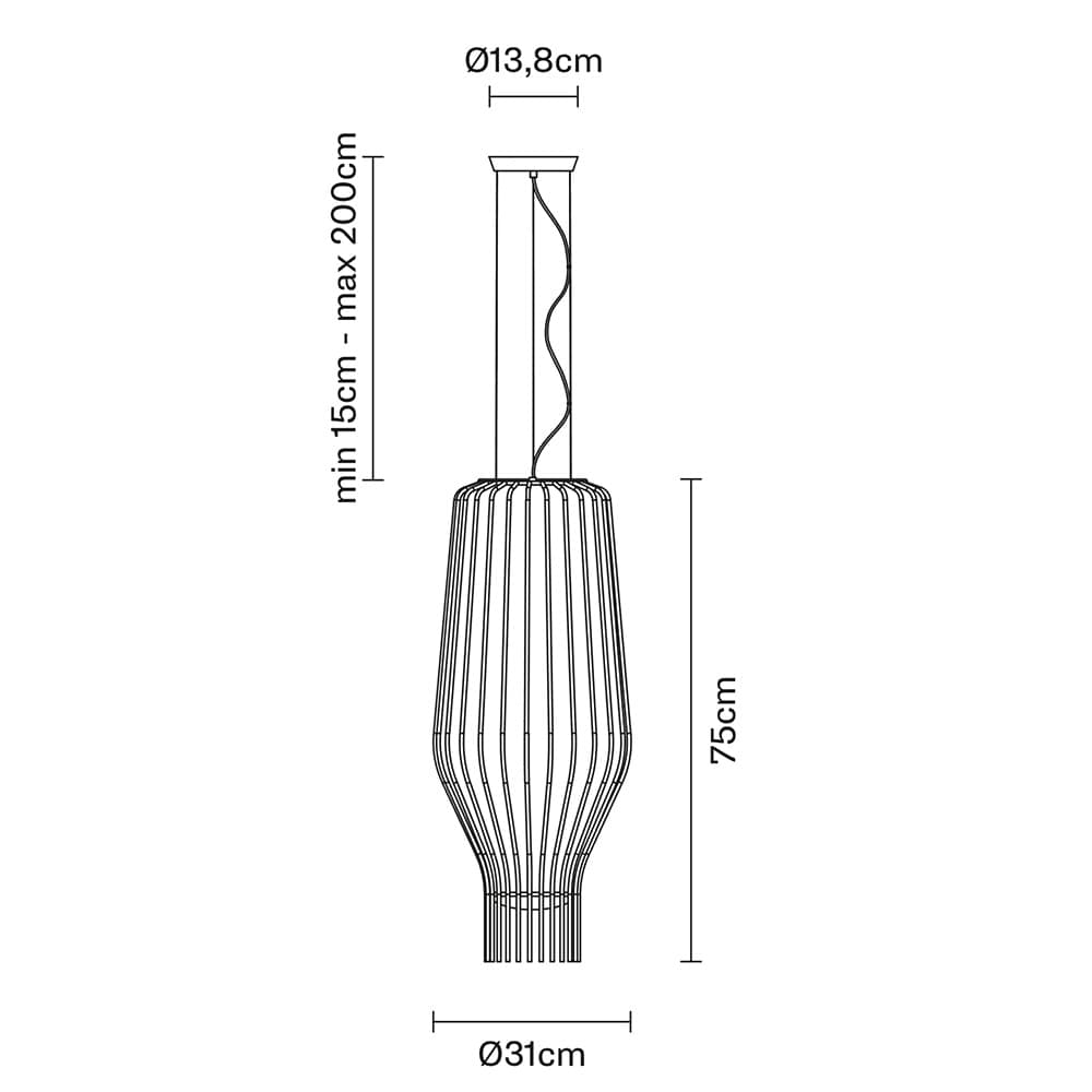 Interior Pendant Saya F47 Pendant (Excess Stock)