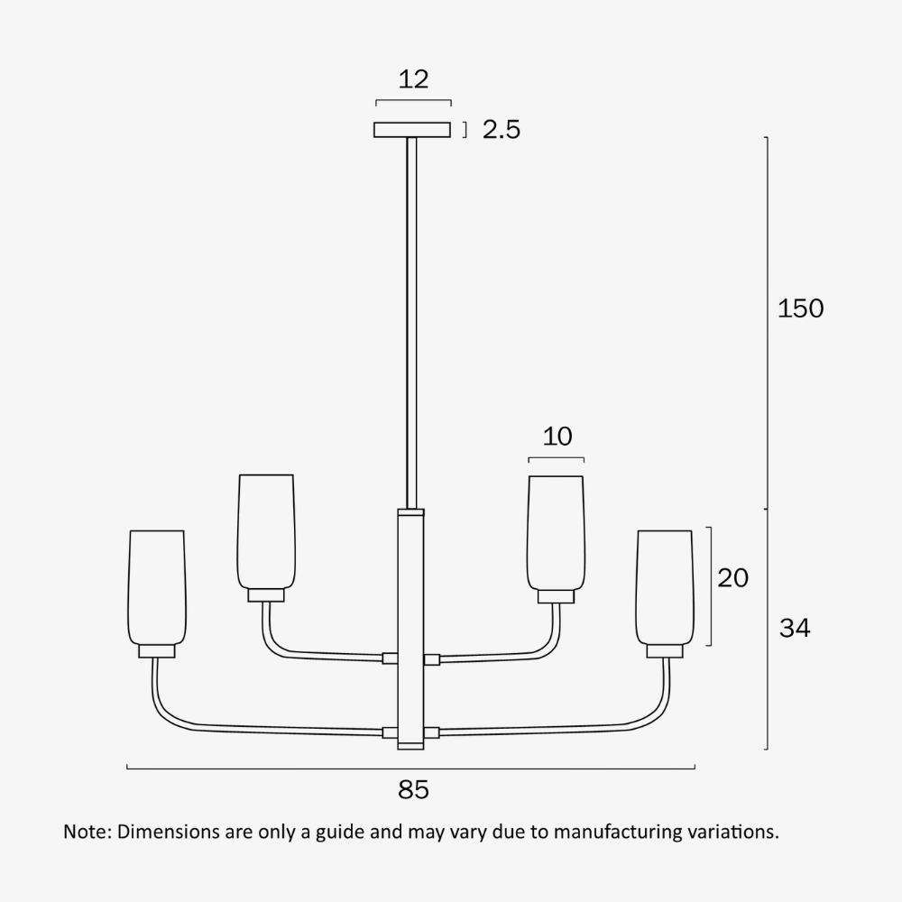 Interior Pendant Sebring 8-Light Pendant