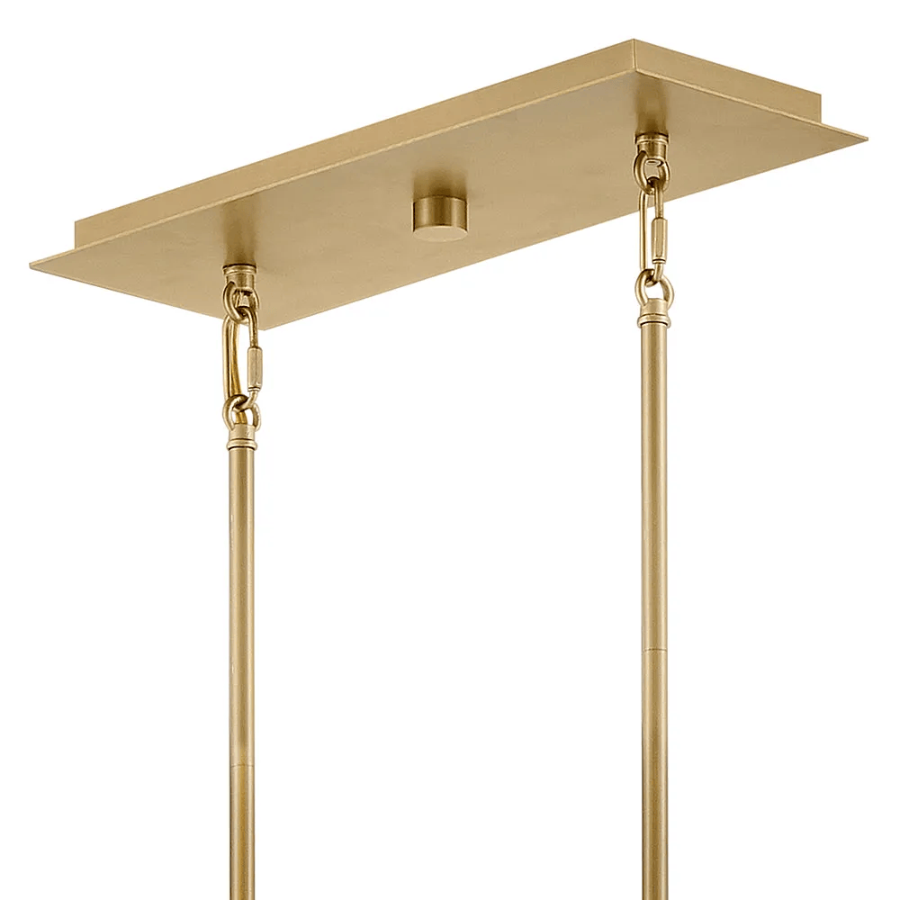 Linear Pendant Selene Ten Light Linear Chandelier