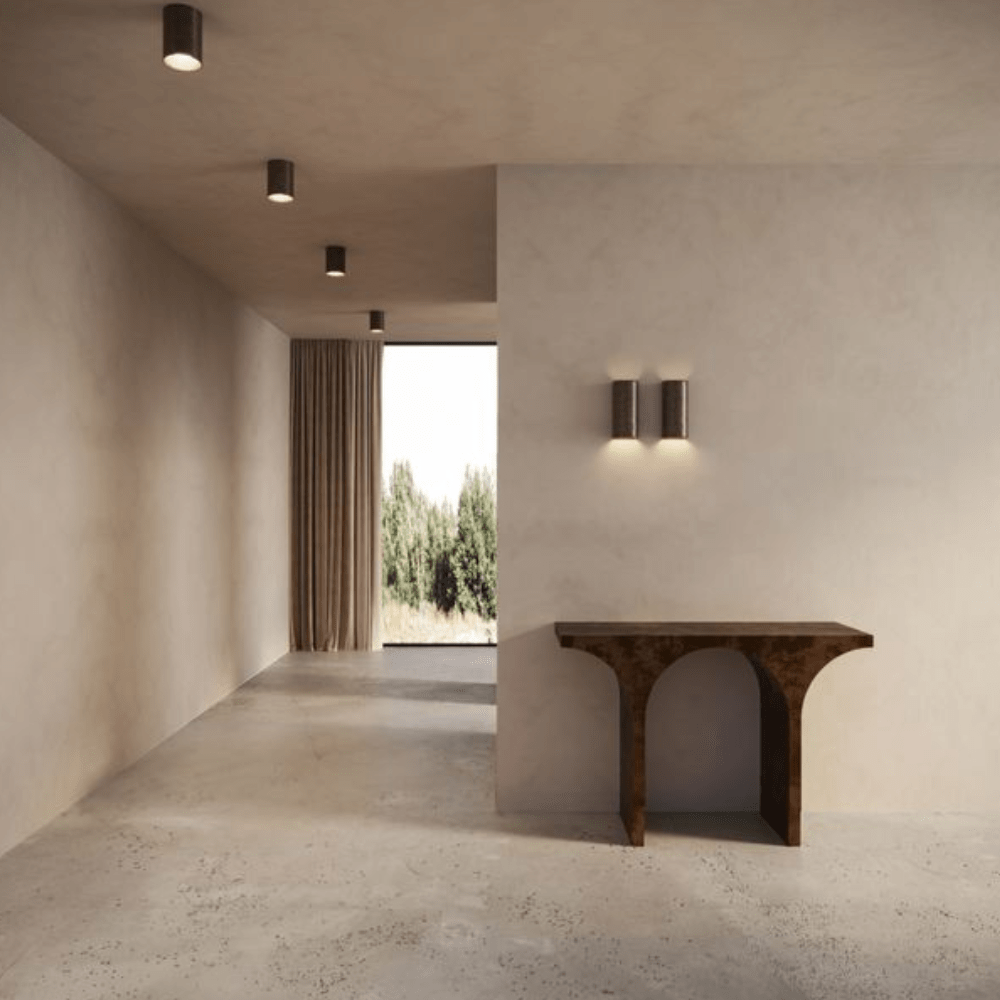 Interior Wall Light / Sconce Slate Short Wall Light
