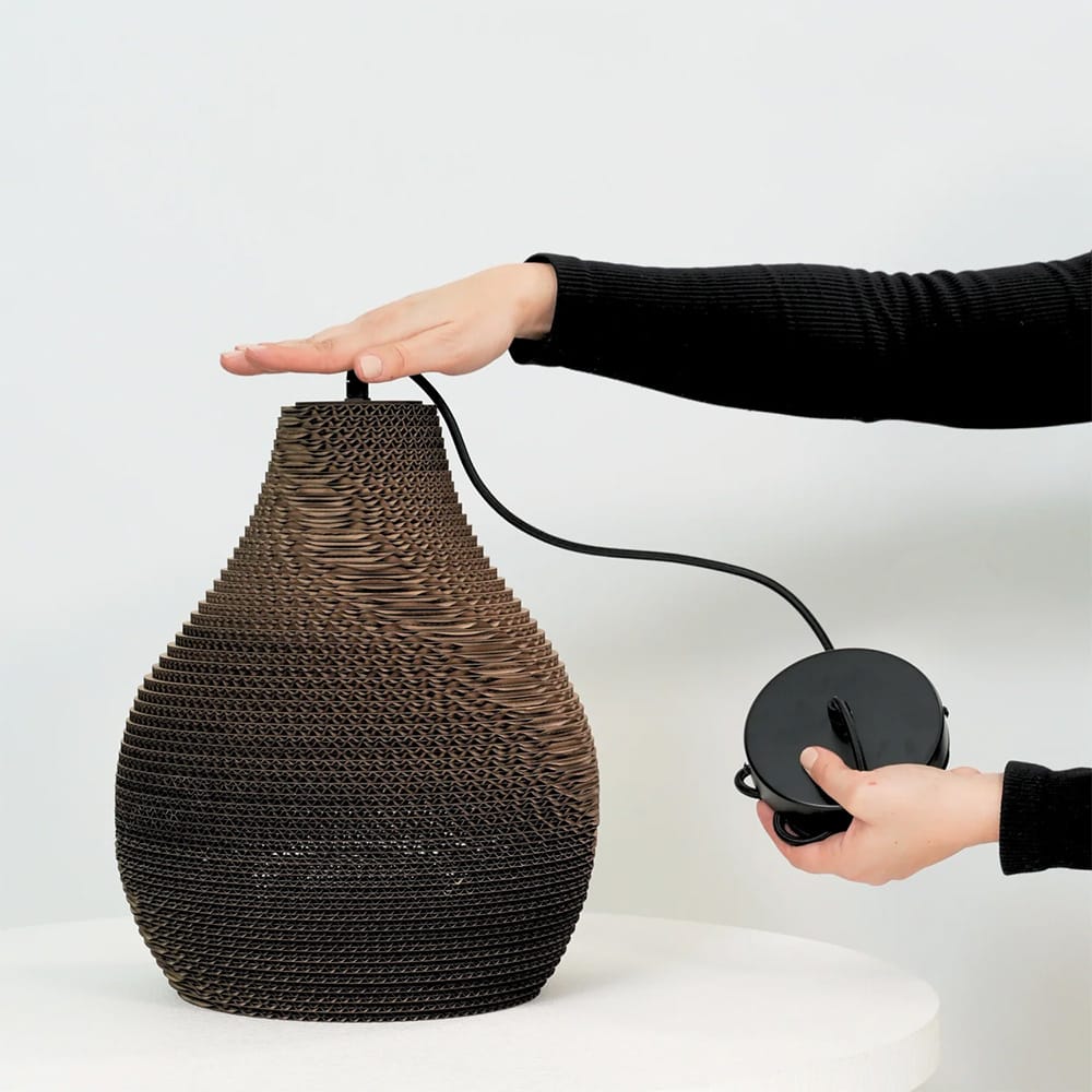 Interior Pendant Solis Recycled Cardboard Pendant Light Cone