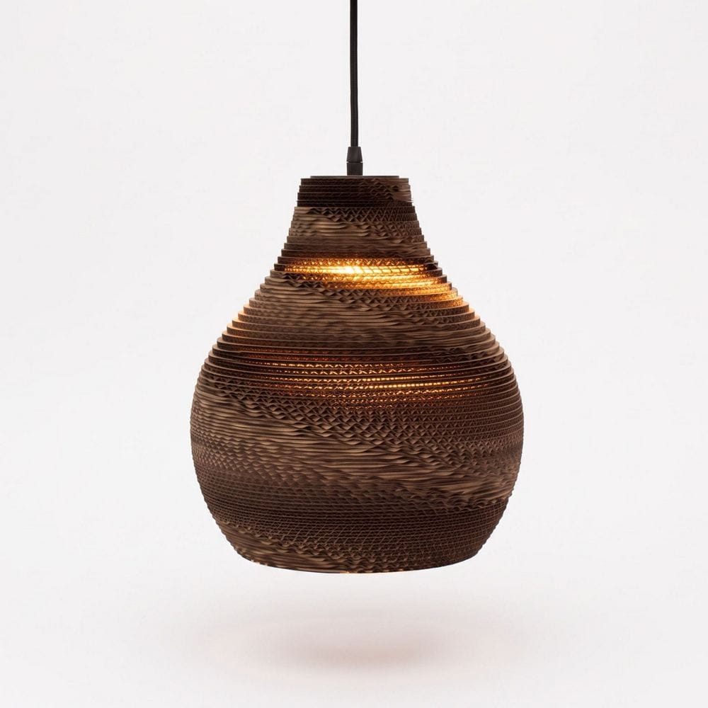 Interior Pendant Solis Recycled Cardboard Pendant Light Cone