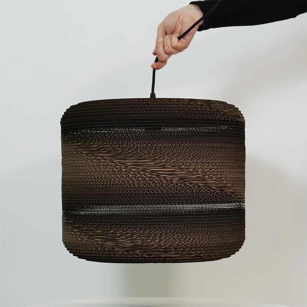 Interior Pendant Solis Recycled Cardboard Pendant Light Cylinder