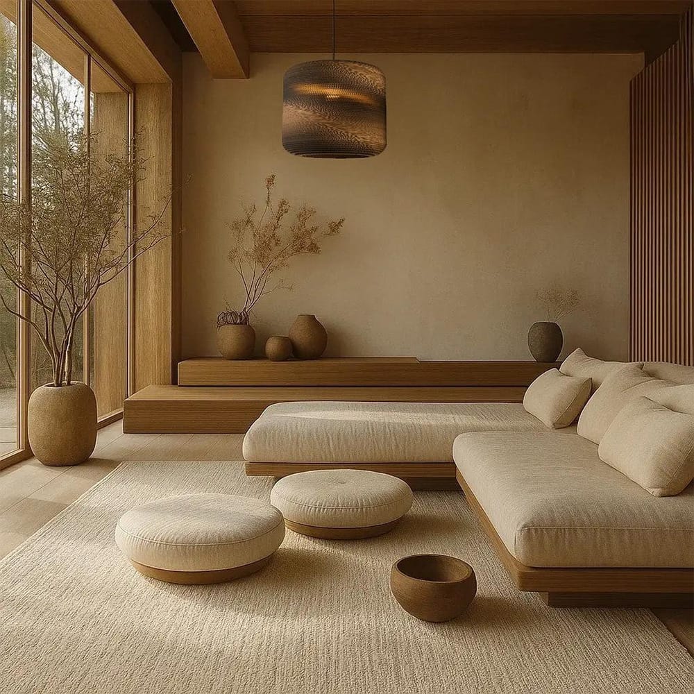 Interior Pendant Solis Recycled Cardboard Pendant Light Cylinder