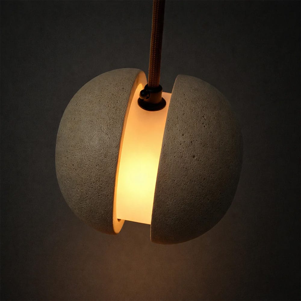 Interior Pendant Sphera Natural Stone Pendant Light