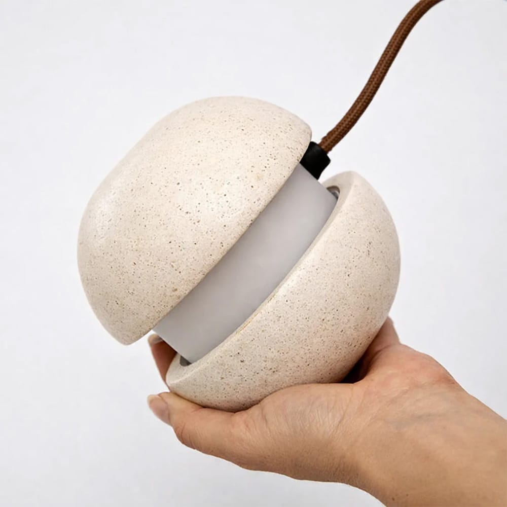 Interior Pendant Sphera Natural Stone Pendant Light