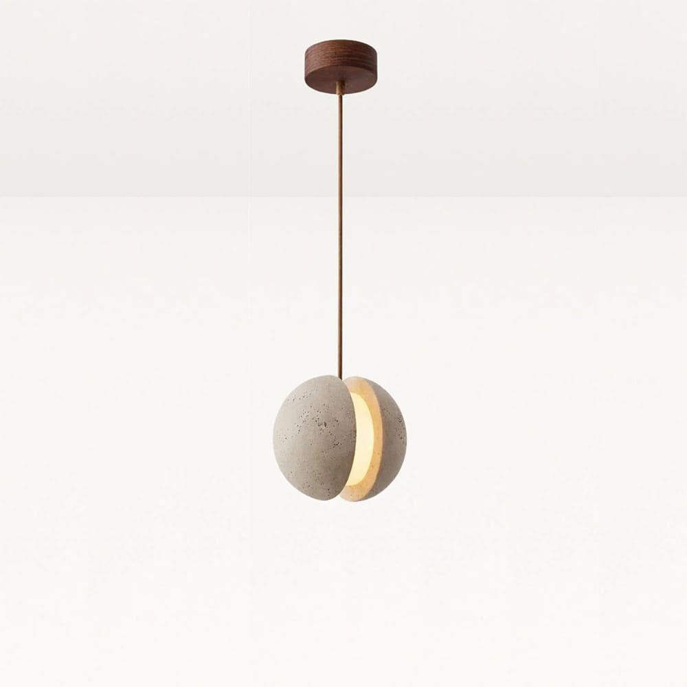 Interior Pendant Sphera Natural Stone Pendant Light