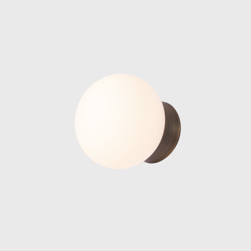 Exterior Wall Light Sphera Opal Glass Wall Light