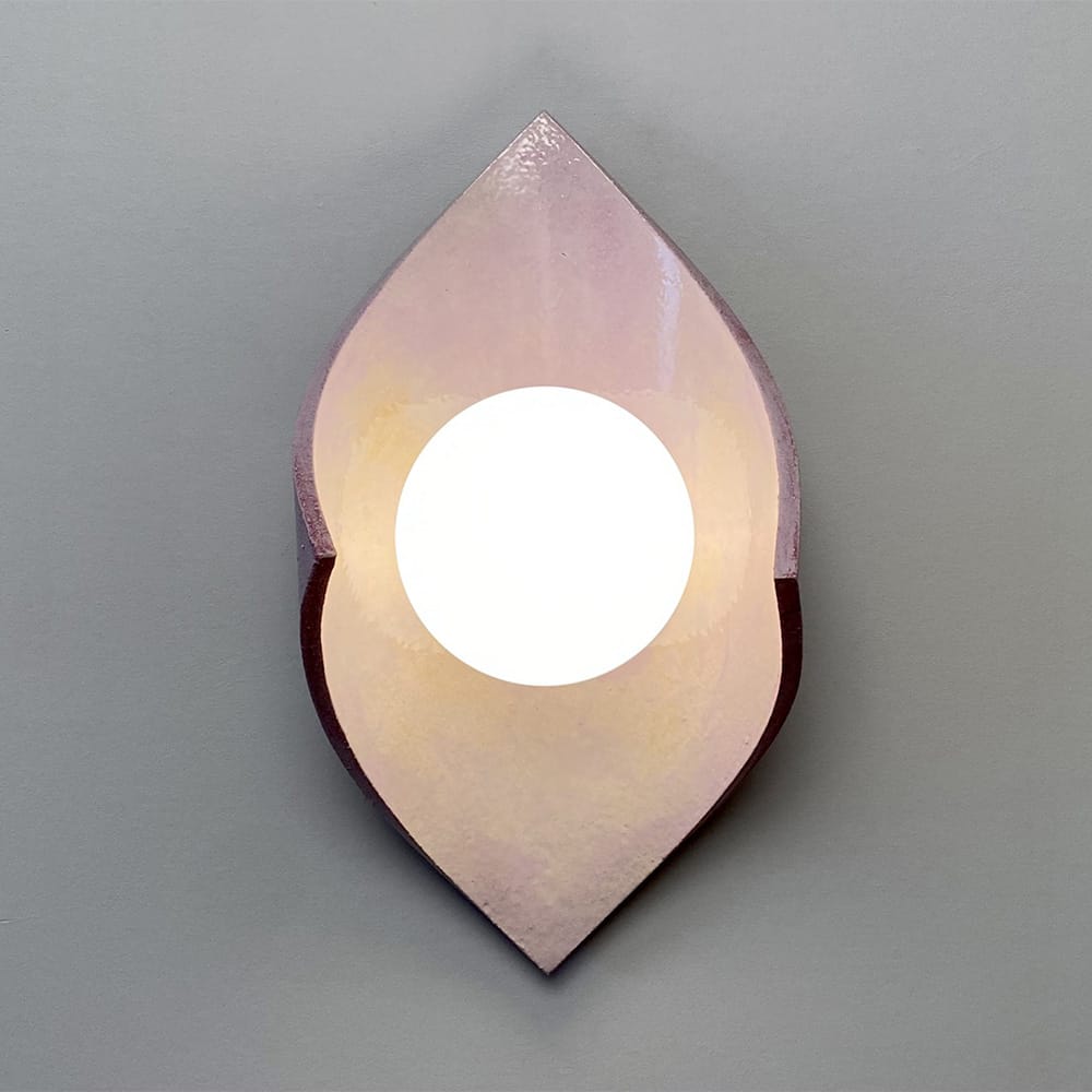 Interior Wall Light / Sconce Stingray Glazed Wall Light