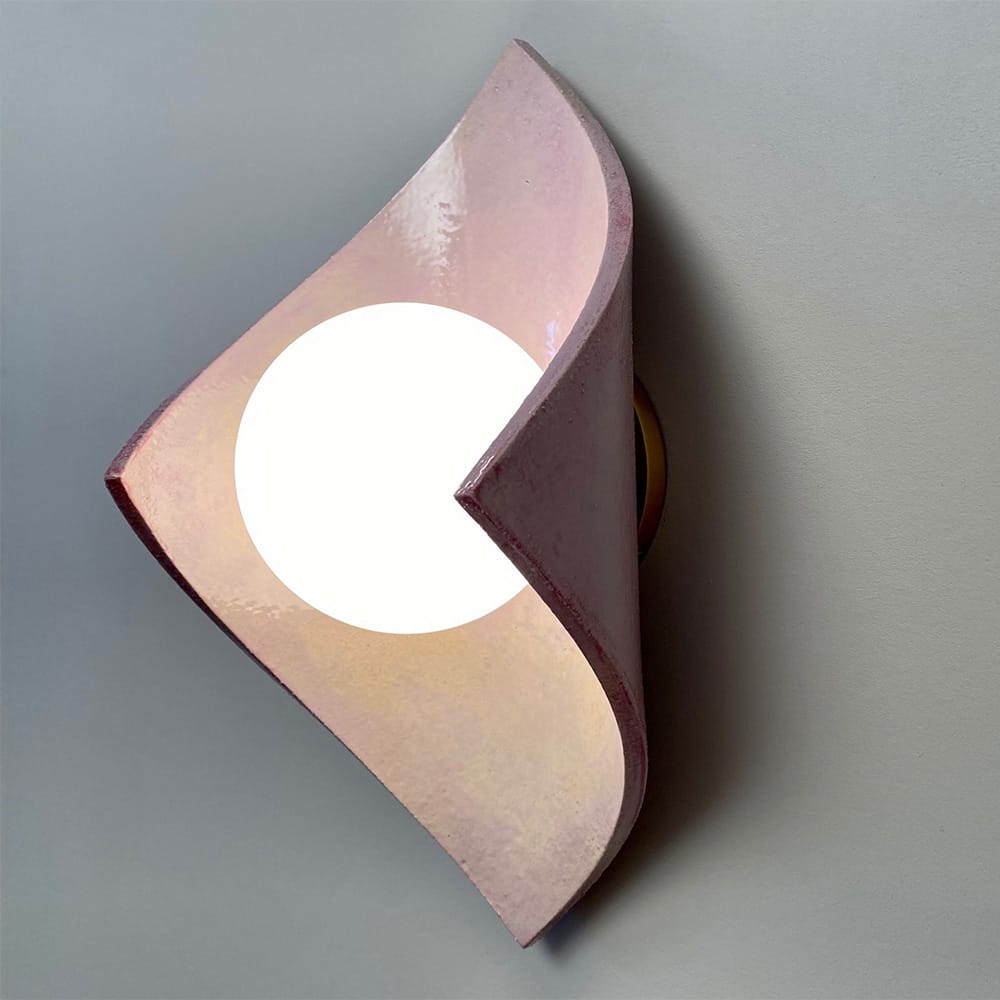 Interior Wall Light / Sconce Stingray Glazed Wall Light