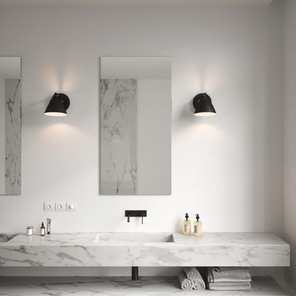 Bedside Wall Lights Strap 15 Wall Black (Excess Stock)