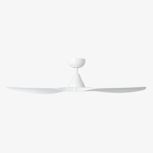 Without Light Surf Ceiling Fan Matte White